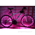 New Arrival 18 LED Colorful Mountain Road Bicycle Bike Cycling Wheel Spoke Flash Light 2m String Wire Lamp